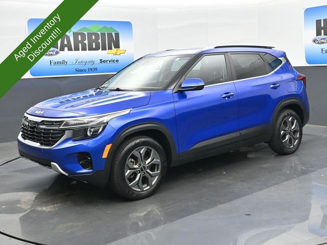 Neptune Blue 2024 Kia Seltos SUV / Crossover All-Wheel Drive Continuously Variable Transmission