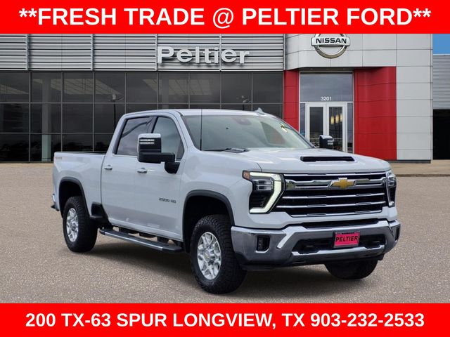 Summit White 2024 Chevrolet Silverado 2500HD LTZ Crew Cab 4WD Pickup Truck Four-Wheel Drive Automatic