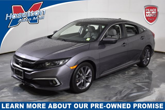 Gray (Modern Steel Metallic) 2020 Honda Civic EX Sedan FWD Sedan Front-Wheel Drive Continuously Variable Transmission