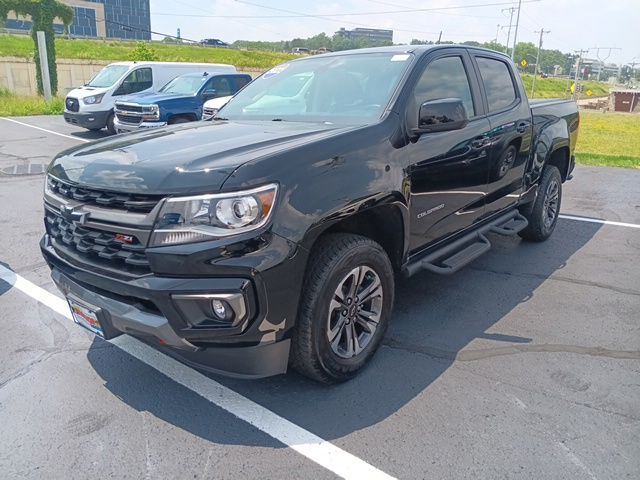 Black 2022 Chevrolet Colorado Pickup Truck Four-Wheel Drive 8-Speed Automatic