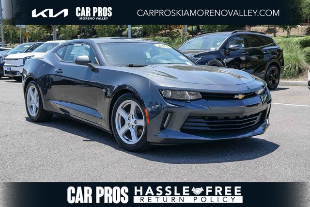 Nightfall Gray Metallic 2017 Chevrolet Camaro LS Coupe RWD Coupe Rear-Wheel Drive 6-Speed Manual