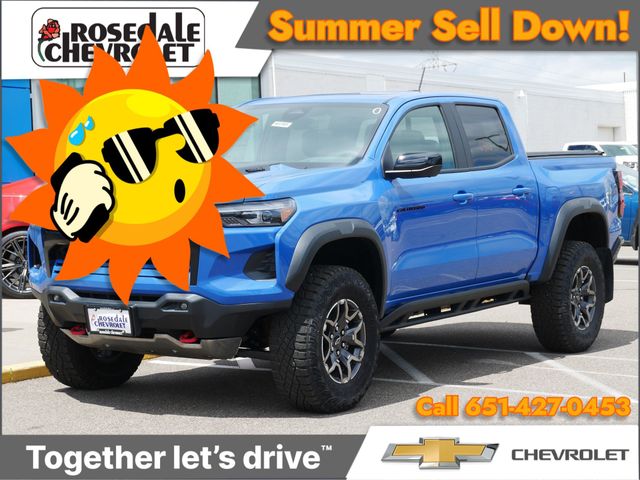 Reef Blue Metallic 2026 Chevrolet Colorado Pickup Truck Four-Wheel Drive 8-Speed Automatic