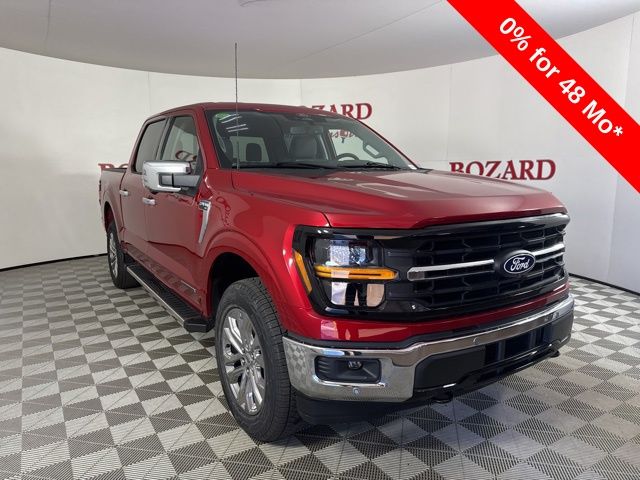 2025 Rapid Red Metallic Tinted Clearcoat Ford F-150 XLT 4X4 Truck
