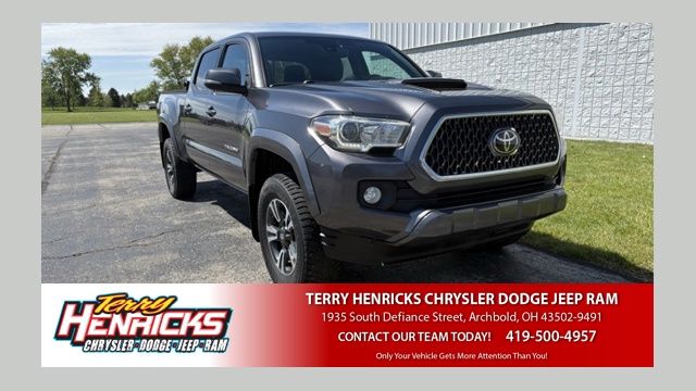 Magnetic Gray Metallic 2018 Toyota Tacoma TRD Sport Double Cab LB 4WD Pickup Truck Four-Wheel Drive 6-Speed Automatic