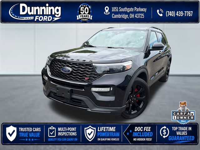 Black Metallic 2023 Ford Explorer SUV / Crossover All-Wheel Drive Automatic