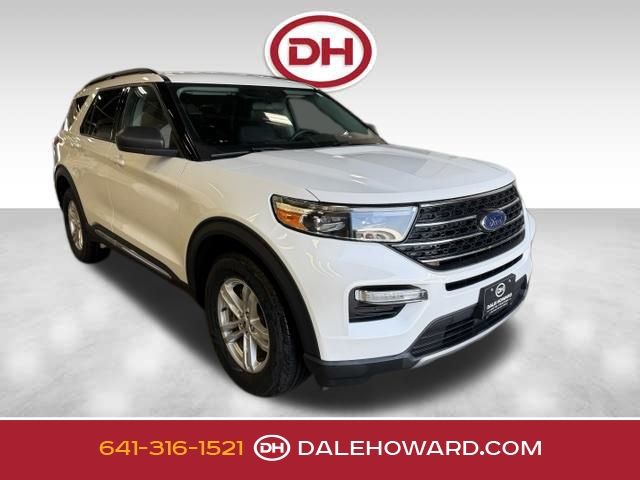 White Metallic 2022 Ford Explorer SUV / Crossover All-Wheel Drive Automatic