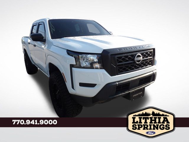 Glacier White 2022 Nissan Frontier Pickup Truck 4X2 9-Speed Automatic