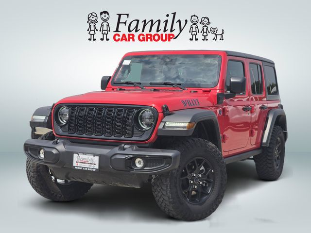 Firecracker Red Clearcoat 2025 Jeep Wrangler 4xe SUV / Crossover Four-Wheel Drive 8-Speed Automatic