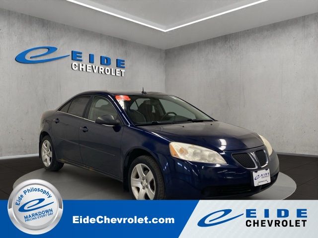 Midnight Blue Metallic 2008 Pontiac G6 Base Sedan Front-Wheel Drive 4-Speed Automatic Overdrive