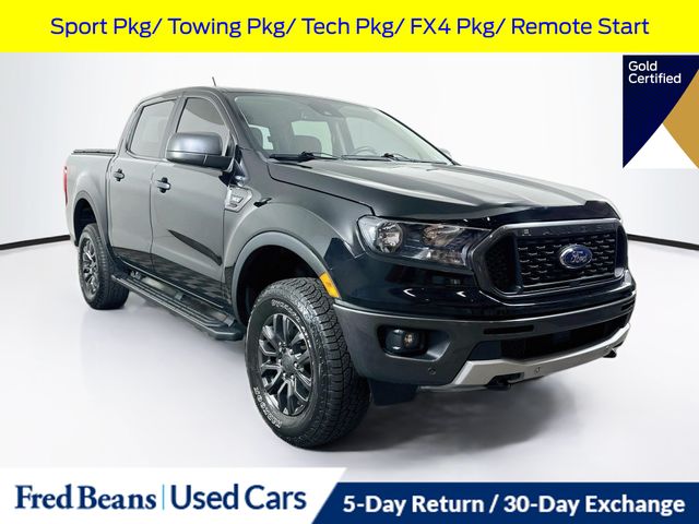 Shadow Black 2023 Ford Ranger Pickup Truck Four-Wheel Drive Automatic