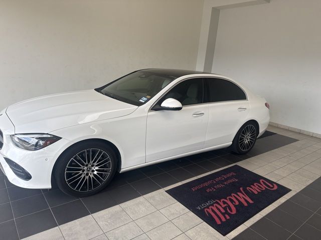 2023 Mercedes-Benz C-Class C 300 White at Central Houston Nissan