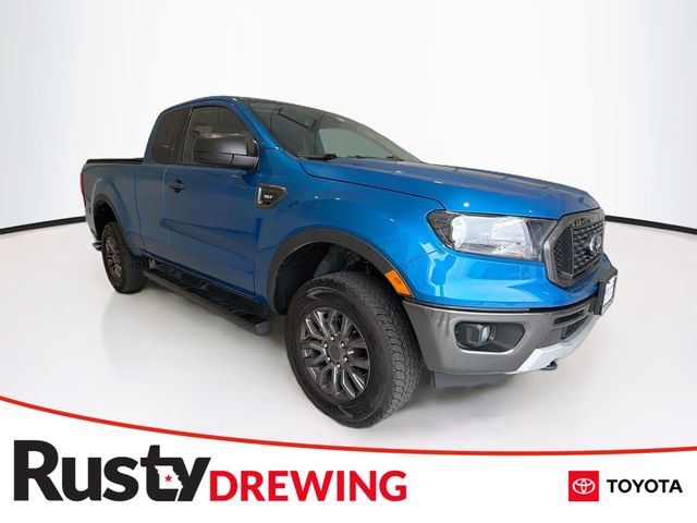 Blue Metallic 2021 Ford Ranger Pickup Truck Four-Wheel Drive Automatic