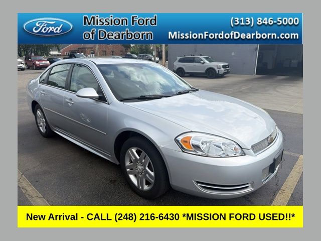 Silver Ice Metallic 2012 Chevrolet Impala Sedan Front-Wheel Drive 6-Speed Automatic Overdrive