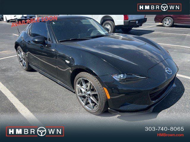 Jet Black Mica 2023 Mazda MX-5 Miata RF Grand Touring RWD Convertible Rear-Wheel Drive 6-Speed Manual