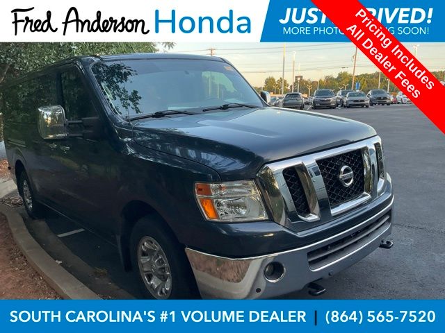 Arctic Blue Metallic 2019 Nissan NV Passenger Van Rear-Wheel Drive 7-Speed Automatic