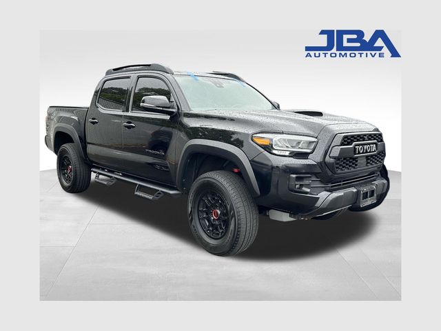 Midnight Black Metallic 2022 Toyota Tacoma TRD Pro Double Cab 4WD Pickup Truck Four-Wheel Drive 6-Speed Automatic