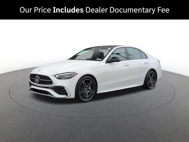Polar White 2026 Mercedes-Benz C-Class Sedan All-Wheel Drive 9-Speed Automatic