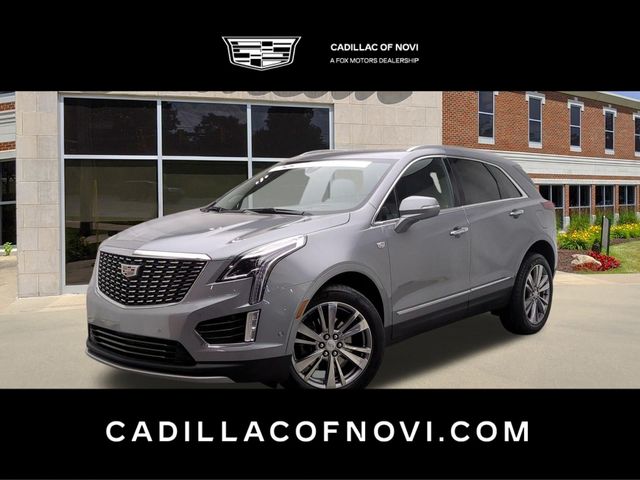 Argent Silver Metallic 2024 Cadillac XT5 SUV / Crossover Four-Wheel Drive 9-Speed Automatic