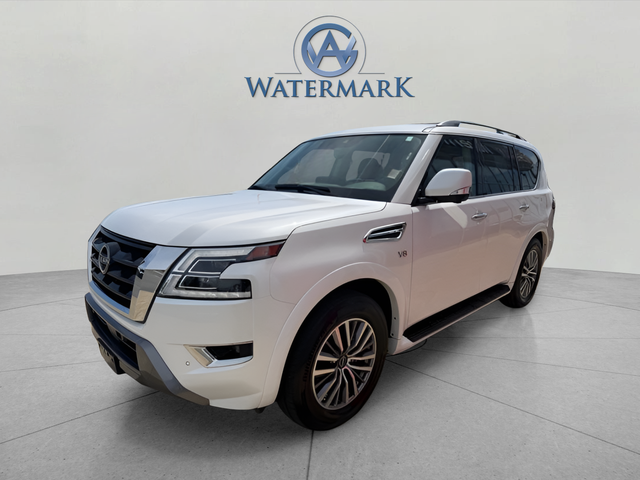 Aspen White Tricoat 2022 Nissan Armada SL 4WD SUV / Crossover Four-Wheel Drive 7-Speed Automatic