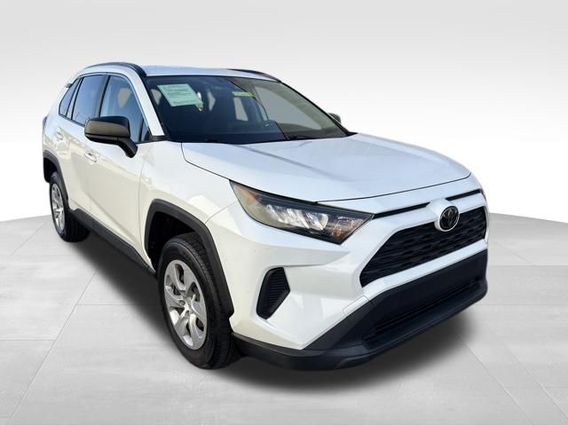Super White 2019 Toyota RAV4 SUV / Crossover All-Wheel Drive 8-Speed Automatic