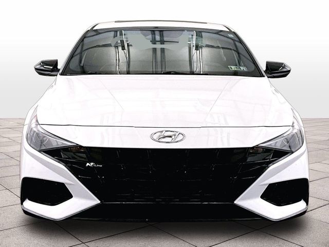 2023 Hyundai Elantra N Line White at Klick Lewis Buick Chevrolet