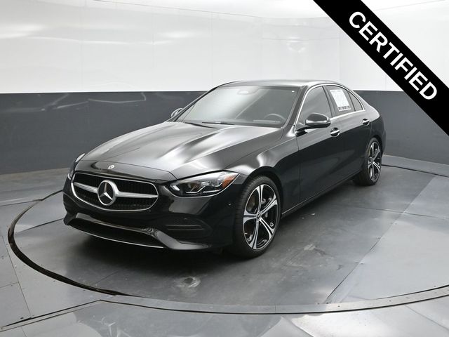 Black 2025 Mercedes-Benz C-Class Sedan Rear-Wheel Drive 9-Speed Automatic