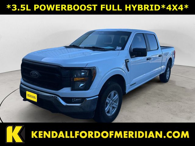 Oxford White 2023 Ford F-150 XL SuperCrew 4WD Pickup Truck Four-Wheel Drive Automatic