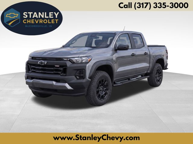 Sterling Gray Metallic 2024 Chevrolet Colorado Pickup Truck Four-Wheel Drive 8-Speed Automatic