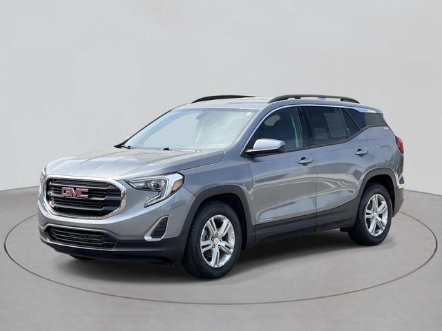 Gray (Satin Steel Metallic) 2019 GMC Terrain SLE SUV / Crossover Front-Wheel Drive 9-Speed Automatic