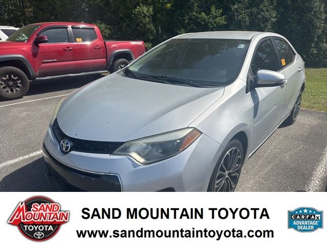 Classic Silver Metallic 2015 Toyota Corolla S Plus Sedan Front-Wheel Drive Continuously Variable Transmission