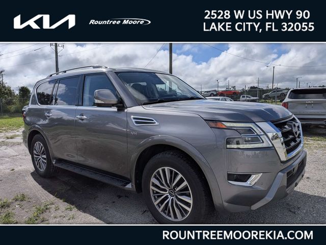 Gray (Gun Metallic) 2022 Nissan Armada SUV / Crossover 4X2 7-Speed Automatic