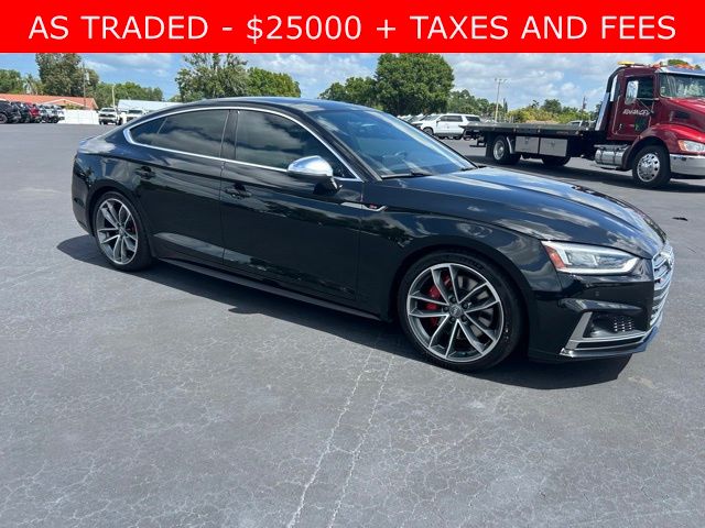 Black 2018 Audi S5 Sportback 3.0T quattro Prestige AWD Sedan All-Wheel Drive 8-Speed Automatic