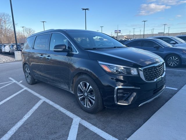 Aurora Black 2019 Kia Sedona SX FWD Minivan Front-Wheel Drive 8-Speed Automatic