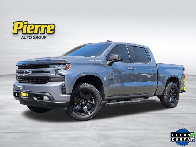 Gray (Steel Metallic) 2020 Chevrolet Silverado 1500 Pickup Truck Four-Wheel Drive 8-Speed Automatic