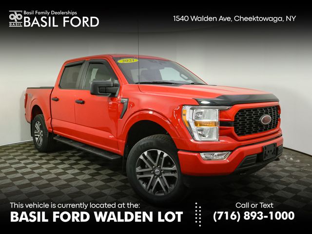 Race Red 2021 Ford F-150 XL SuperCrew 4WD Pickup Truck Four-Wheel Drive Automatic