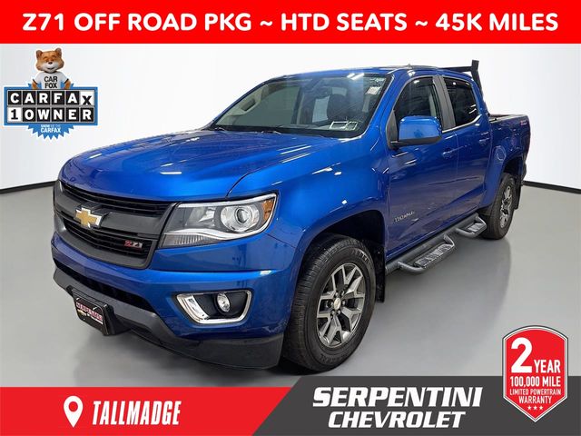 Kinetic Blue Metallic 2020 Chevrolet Colorado Pickup Truck Four-Wheel Drive 8-Speed Automatic