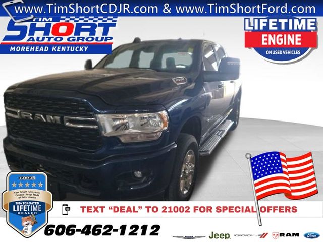 Patriot Blue Pearlcoat 2024 RAM 2500 Big Horn Crew Cab 4WD Pickup Truck Four-Wheel Drive 8-Speed Automatic