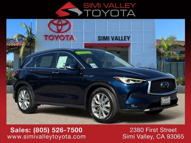 Brown (Beige) 2019 INFINITI QX50 SUV / Crossover Front-Wheel Drive Continuously Variable Transmission