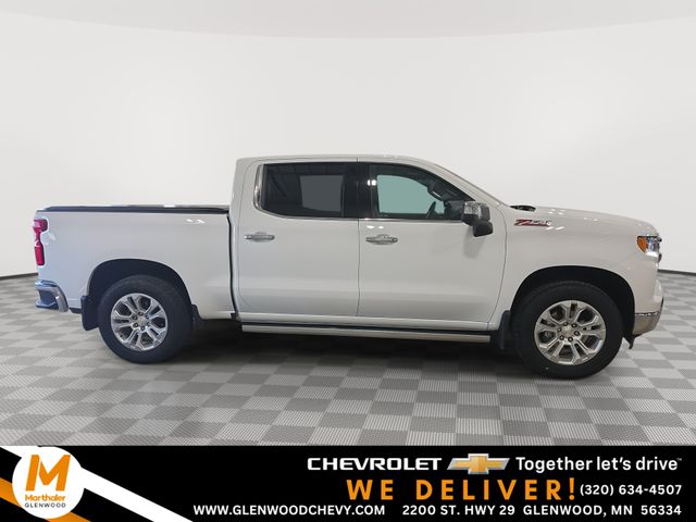 Summit White 2023 Chevrolet Silverado 1500 Pickup Truck Four-Wheel Drive Automatic
