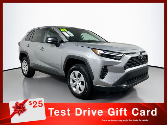 Silver Sky Metallic 2025 Toyota RAV4 SUV / Crossover Front-Wheel Drive 8-Speed Automatic