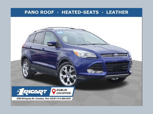 Blue 2014 Ford Escape Titanium AWD SUV / Crossover All-Wheel Drive 6-Speed Automatic