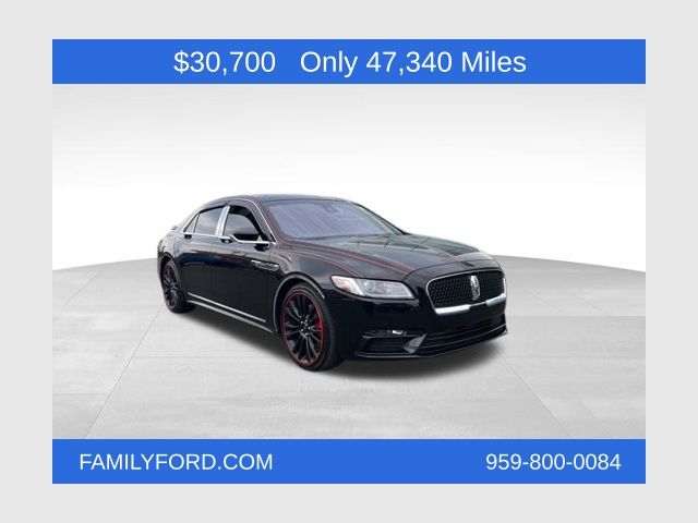 Black 2020 Lincoln Continental Reserve AWD Sedan All-Wheel Drive 6-Speed Automatic