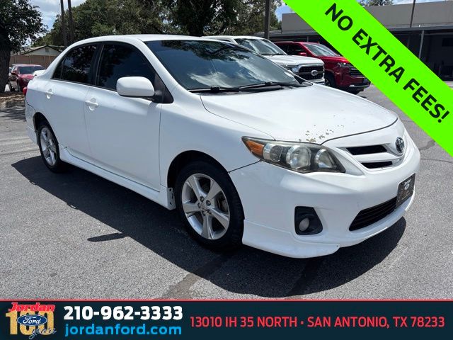 Super White 2011 Toyota Corolla Sedan Front-Wheel Drive 5-Speed Manual