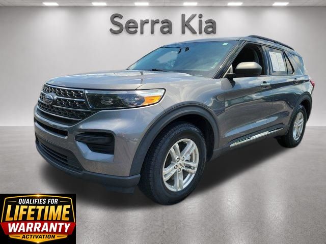 Gray Metallic 2022 Ford Explorer SUV / Crossover Rear-Wheel Drive Automatic