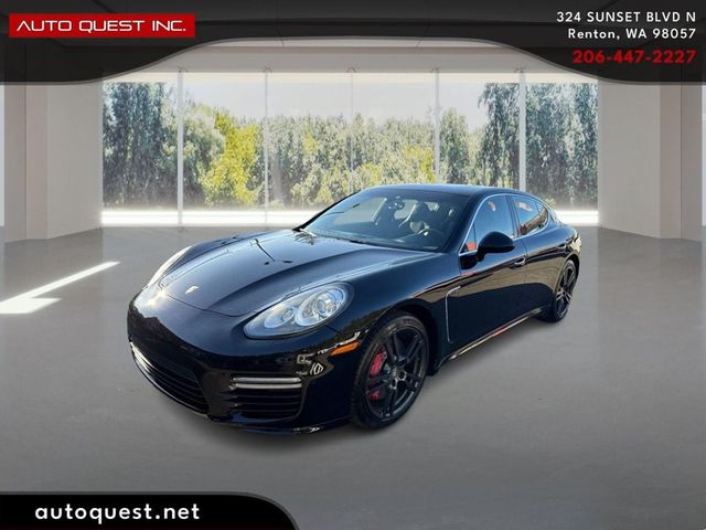 Black 2014 Porsche Panamera Turbo Sedan All-Wheel Drive 7-Speed Automatic