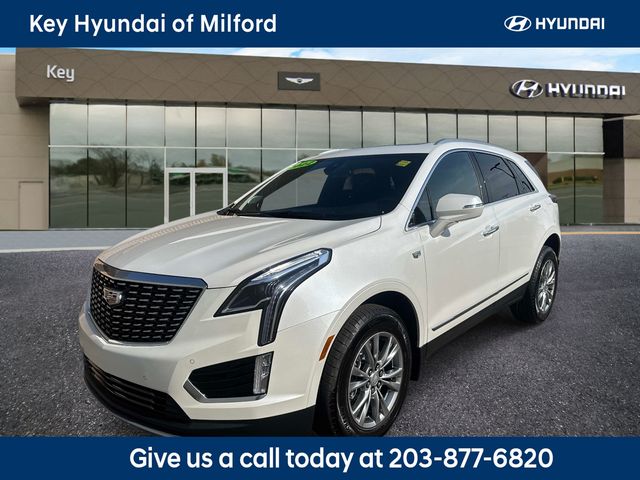 Crystal White Tricoat 2022 Cadillac XT5 Premium Luxury AWD SUV / Crossover Four-Wheel Drive 9-Speed Automatic