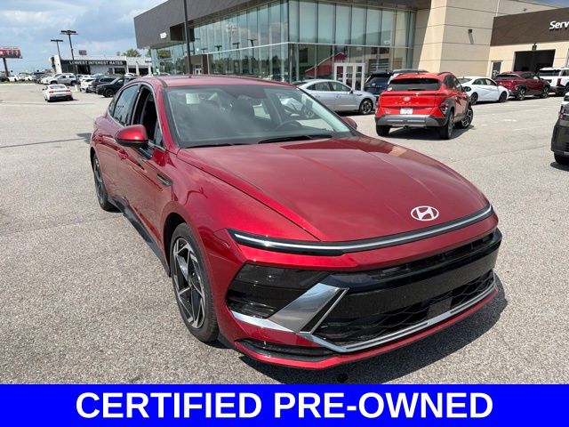 Ultimate red 2026 Hyundai Sonata Sedan Front-Wheel Drive 8-Speed Automatic
