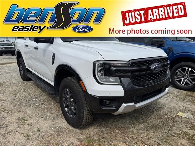 Oxford White 2024 Ford Ranger XLT SuperCrew 4WD Pickup Truck Four-Wheel Drive Automatic