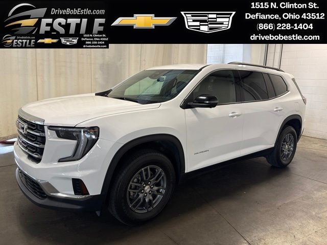 Summit White 2025 GMC Acadia SUV / Crossover Front-Wheel Drive 8-Speed Automatic