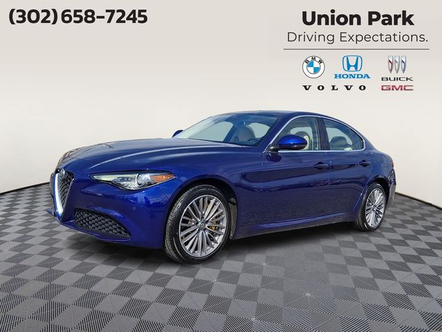 Blue 2021 Alfa Romeo Giulia Ti AWD Sedan All-Wheel Drive 8-Speed Automatic